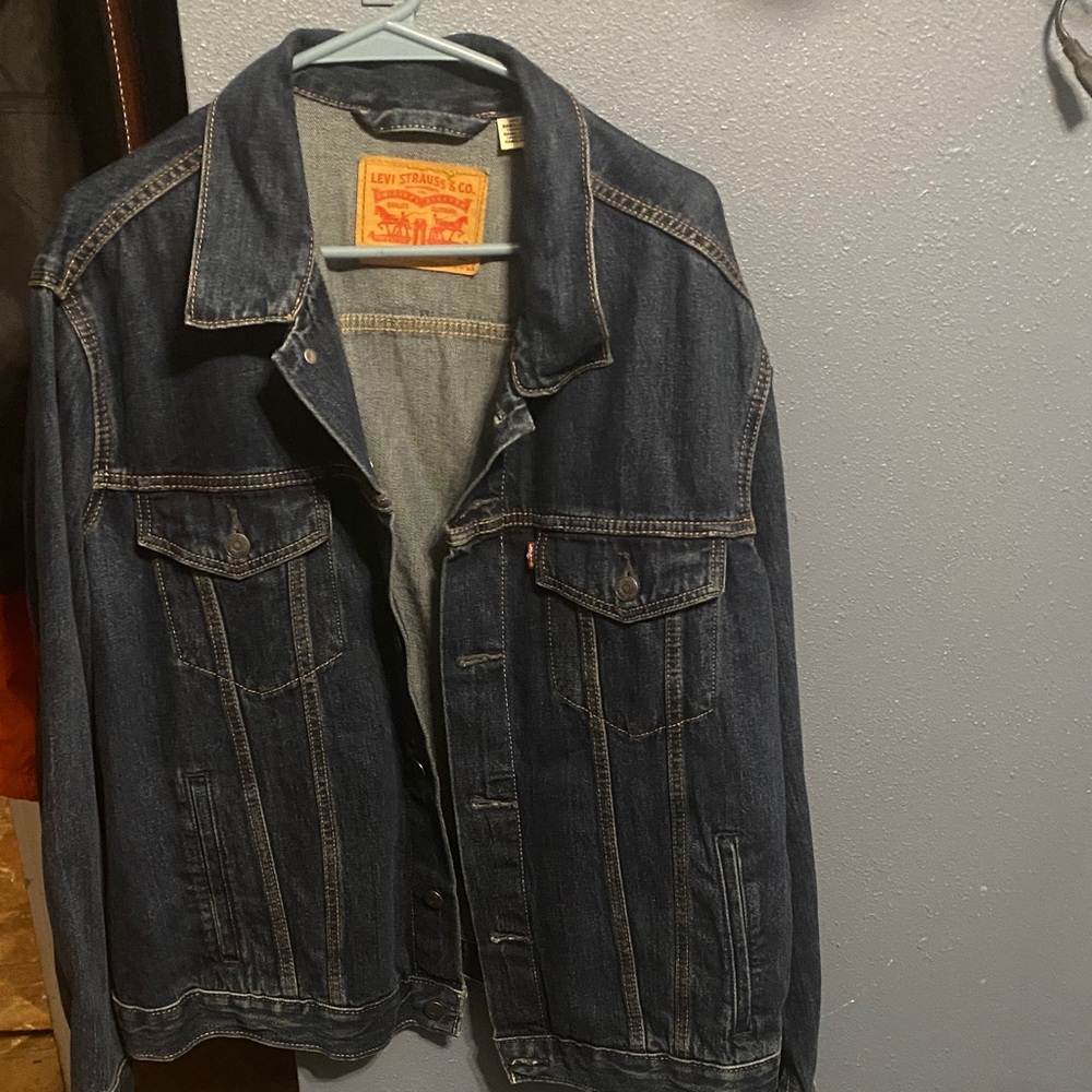 Levi's Men's Dark Blue Denim Jacket